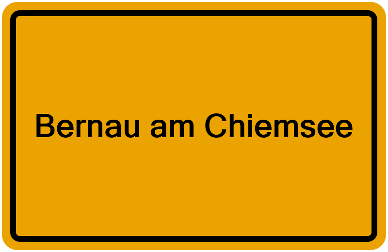 Handelsregisterauszug Bernau am Chiemsee